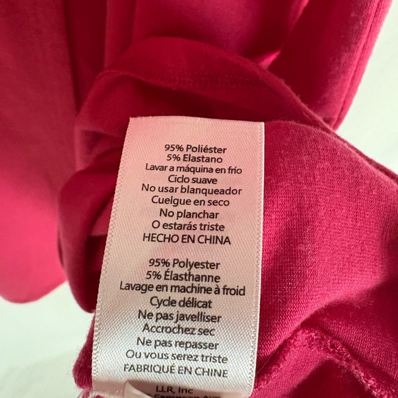 LuLaRoe Fuchsia Long Sleeve Michelle Wrap Dress - Picture 6 of 8